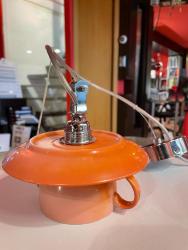 LAMPADA A SOSPENSIONE A FORMA DI TAZZA DI CAFFE' H250 COLORE ARANCIO