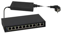 SWITCH POE 8 PORTE POE+1PORTA UPLIN