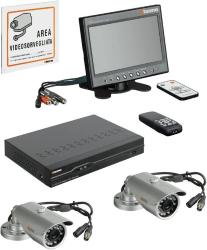 KIT VIDEOSROVEGLIANZA BTICINO CON DVR 4 INGRESSI CON LAN 391863 + MONITOR 7"