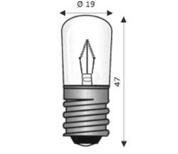 WIMEX 4104410 Lampada votiva 24V 3W  KIT DA TRE PEZZI