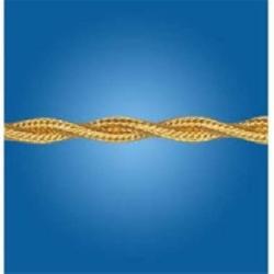 CAVO TRECCIA 2X0.75 ORO