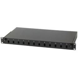 BOX X 12 CONN.X FIBRA RACK 19'