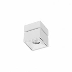 Applique Quadrata Mini-Rubyc Bianca Led 7w 40° Switch 2700/3200/4000k Beneito Faure 4332