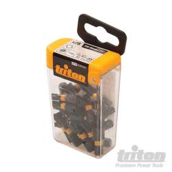 Triton Punte da impatto T30 per cacciavite 25 p.zi