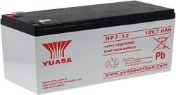 BATTERIA 12V  7  AH    YUASA 151X65X97,5 CONFEZIONE DA 8