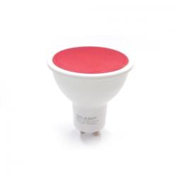 LAMPADINA LED GU10 ROSSO 7W SMD 220V SPOT FARETTINO GU10