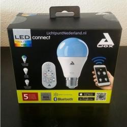 LAMPADA GOCCIA LED ATTACCO E27 RGB OPALINA 