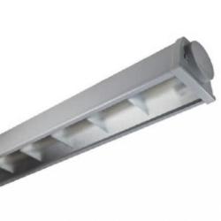 PLAFONIERA ACCIAIO E LED 2X58W D 4000K