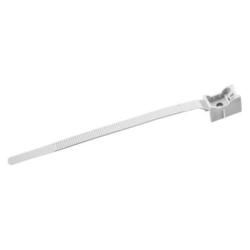 GewisS DX51232 - COLLARE DI FISSAGGIO IN TECNOPOLIMERO - NON RIAPRIBILE - PER TUBI DIAMETRO 16-32MM - HALOGEN FREE - GRIGIO RAL7035 (Conf. da 100 Pz.)