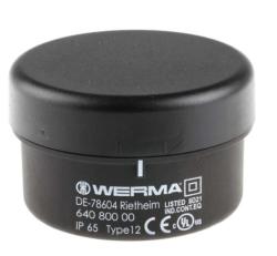 Segnalatore Werma, 24 V c.c., 230 V c.a., Ø base 70mm, h 26.5mm