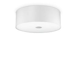 Ideal Lux 122205 Woody PL5 Lampada da Soffitto Bianco