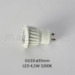 Lampadina LED GU10 35MM 4.5W 3200K