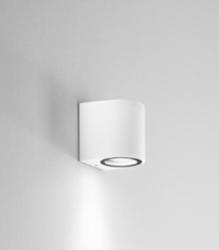 APPLIQUE DA PARETE IN ALLUMINIO BIANCO 80X68X80 - GU10 20W