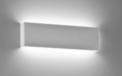 APPLIQUE DA PARETE IN ALLUMINIO BIANCO 320X90X35 LED 18W