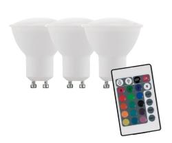 LAMPADINA GU10 LED 4W (22W) RGB 220LM