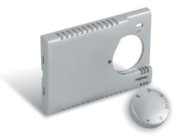 Perry 1PAFT301SL – Frontalino e manopola di finitura Silver Lucido per termostati TE301/MC