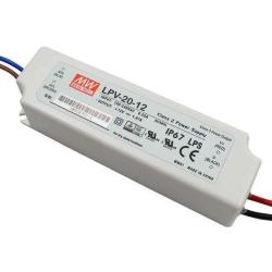 Driver LED Mean Well, 20W, IN 127-370 V dc, 90-264 V ac, OUT 12V, 1.67A