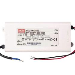 Driver LED Mean Well, 40.25W, IN 180-295V ca, OUT 65-115V, 350mA