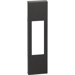 Bticino Living Now Cover per Prese, Bipolari, pulsante tirante Nero KG02