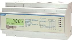 CONTAX D-10093 BUS Contatore trifase energia (Bidirezionale) attiva e reattiva, 9 Moduli, Comun.MODBUS, 100A, ins.passante TA integrato, display digitale – ORBIS OB709200