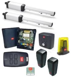 Kit Completo Per Cancelli Battenti BFT 230 V Fino A 400 Kg Di Peso E 2.5 M Di Lunghezza 