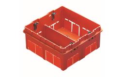 SCATOLA AD ALTA CAPIENZA PER SERIE CIVILI MODULARI - BIG BOX - HALOGEN FREE - 12 POSTI (6+6) - 186X132X53