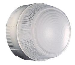 PLAFONIERA  A INCANDESCENZA TONDA ES 230 100W E27 IP44 RAL7035