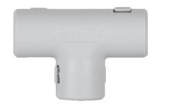 GIUNTO A T ISPEZIONABILE RK - IP40 - DIAMETRO 20MM - GRIGIO RAL7035