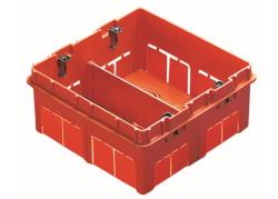 SCATOLA AD ALTA CAPIENZA PER SERIE CIVILI MODULARI - BIG BOX - HALOGEN FREE - 18 POSTI (6+6+6) - 186X190X65