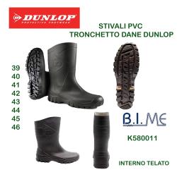 STIVALI PVC TRONCHETTO DANE DUNLOP VERDE STALLA PIOGGIA FANGO