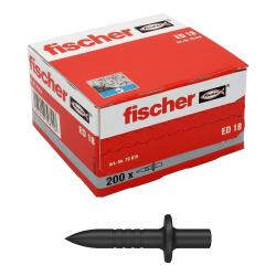 Fischer Chiodo a Incastro, Grigio, 18 mm CF200