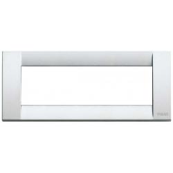 PLACCA VIMAR IDEA CLASSICA 6M ARGENTO METALLIZZATO