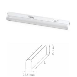 LAMPO PT5LED/22W/BF REGLETTE LED IN TERMOPLASTICO CM143.6 22W 230V BIANCO 6400°K  