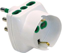 Adattatore da S17 a 2P17/11+1P40 VERTICAL SYSTEM, colore bianco