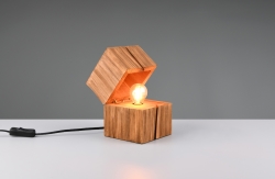 Trio TREASURE Lampada da tavolo LED Legno chiaro, 1-Luce  