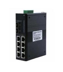 4N-IG082F Switch Industriale con 8 Porte Gigabit RJ45 e 2 Slot SFP