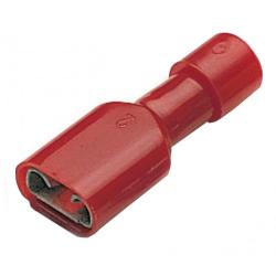 BM capicorda Rosso preisolato femmina tutto isolato PVC 1,5MM diametro 4 CONFEZIONE DA 100 PZ