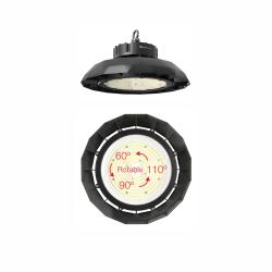 Campana Led Ufo Lens Switch 60W/80W/100W Nero Beneito Faure 5147 