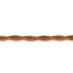 Cavo a treccia in seta bronzo 2X0,50